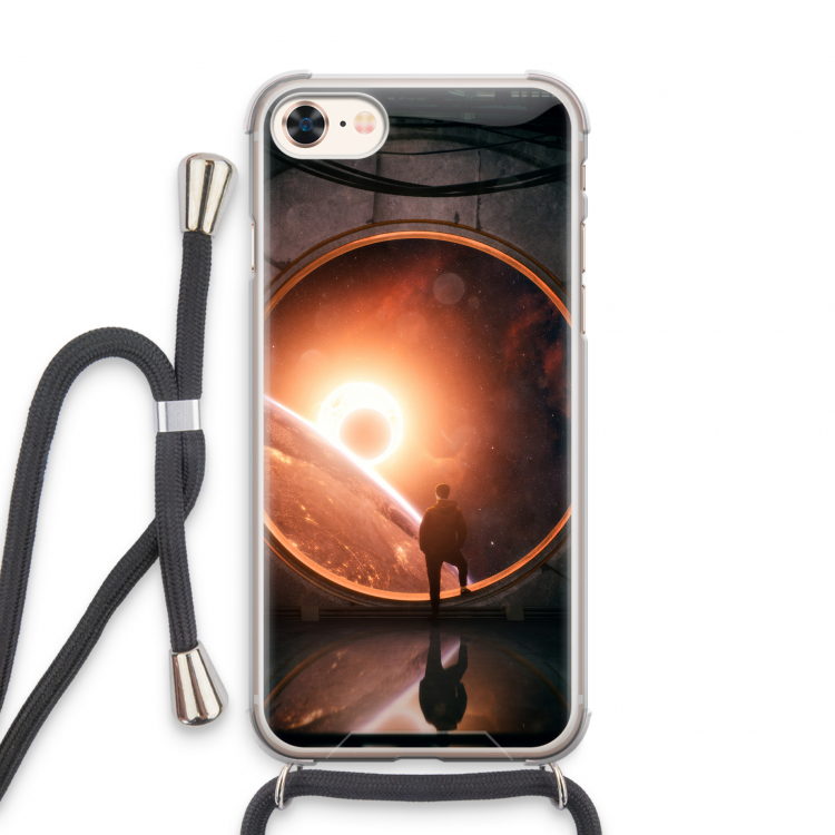 Ephemeral: iPhone 8 Transparant Hoesje met koord