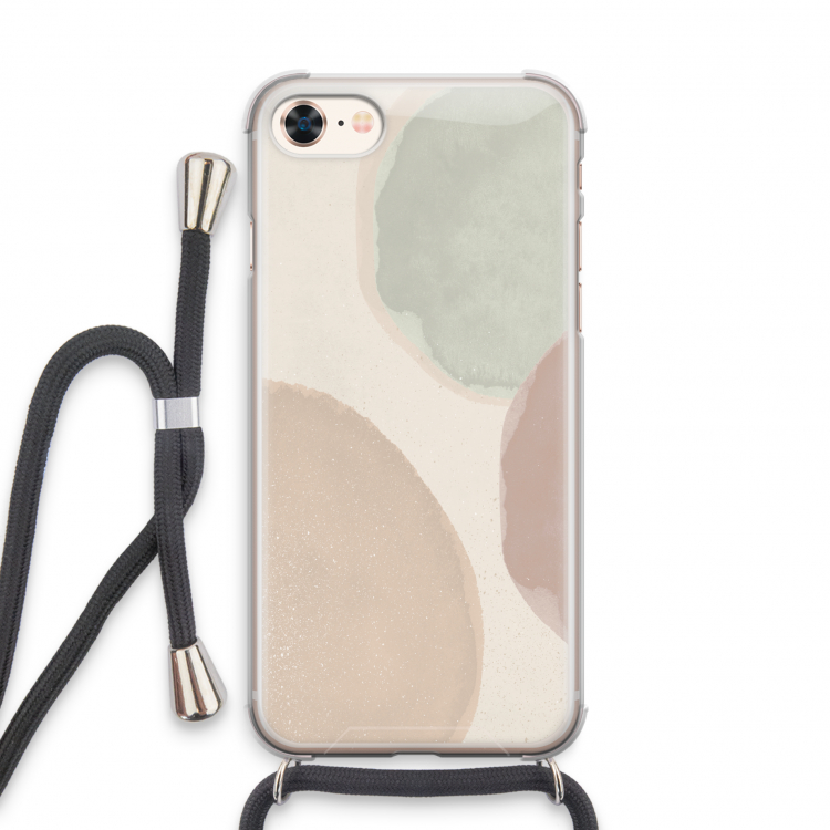 Geo #8: iPhone 8 Transparant Hoesje met koord