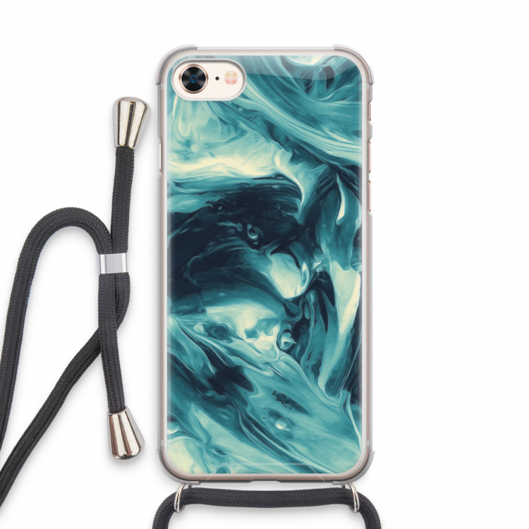 Dreaming About Whales: iPhone 8 Transparant Hoesje met koord