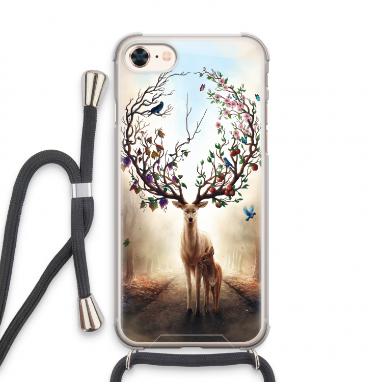 Seasons Change: iPhone 8 Transparant Hoesje met koord