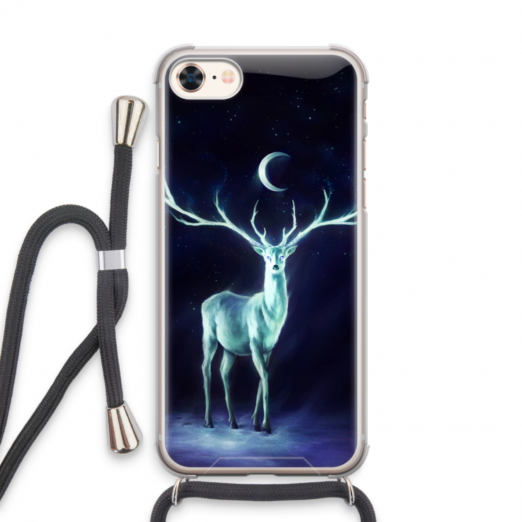 Nightbringer: iPhone 8 Transparant Hoesje met koord