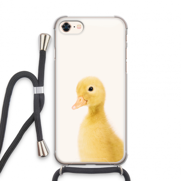 Duke: iPhone 8 Transparant Hoesje met koord