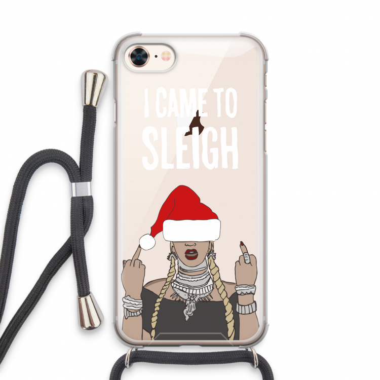 Came To Sleigh: iPhone 8 Transparant Hoesje met koord