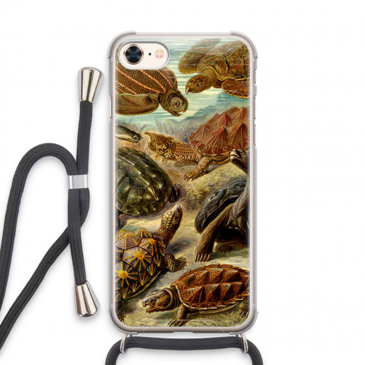 Haeckel Chelonia: iPhone 8 Transparant Hoesje met koord