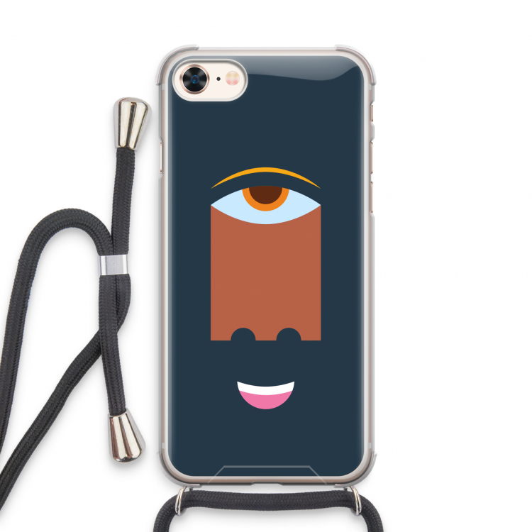 Mono M: iPhone 8 Transparant Hoesje met koord
