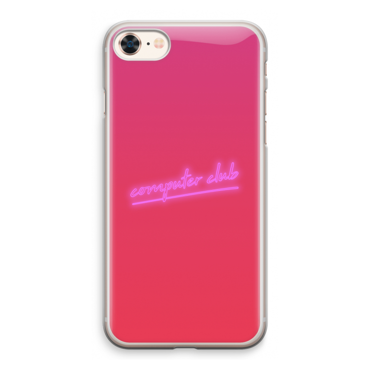 Vice Glow: iPhone 8 Transparant Hoesje