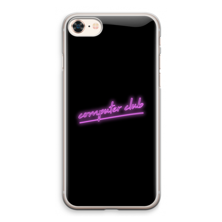 Vice Black: iPhone 8 Transparant Hoesje