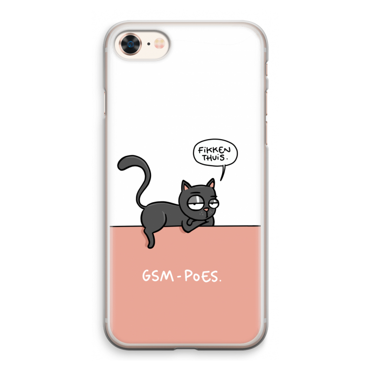 GSM poes: iPhone 8 Transparant Hoesje