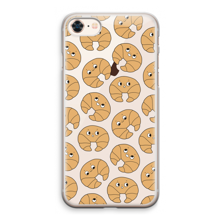 Croissant: iPhone 8 Transparant Hoesje