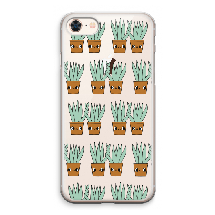 Sansevieria: iPhone 8 Transparant Hoesje