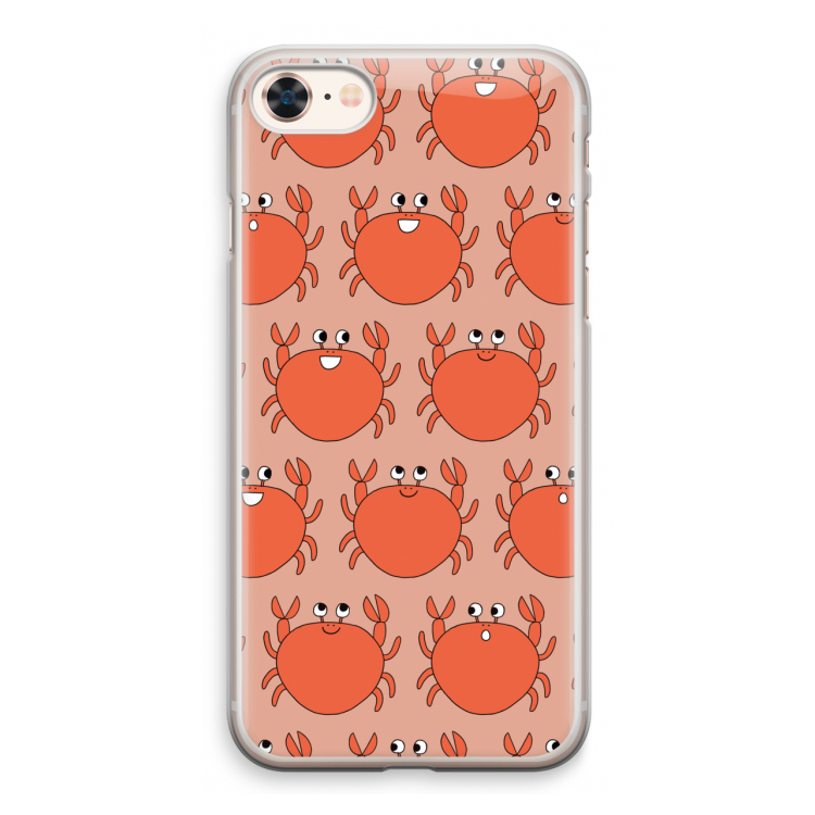 Krab: iPhone 8 Transparant Hoesje