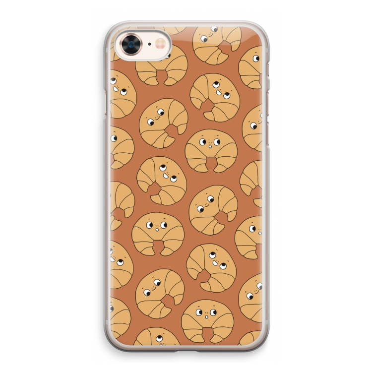 Croissant: iPhone 8 Transparant Hoesje