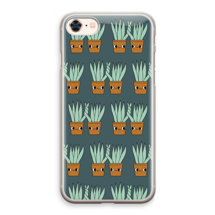 Sansevieria: iPhone 8 Transparant Hoesje