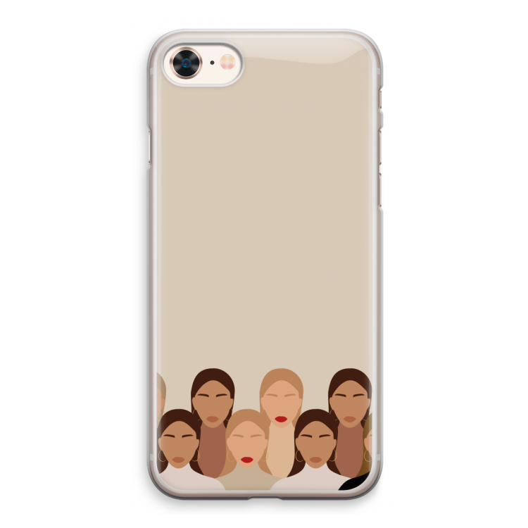 Girls girls girls: iPhone 8 Transparant Hoesje