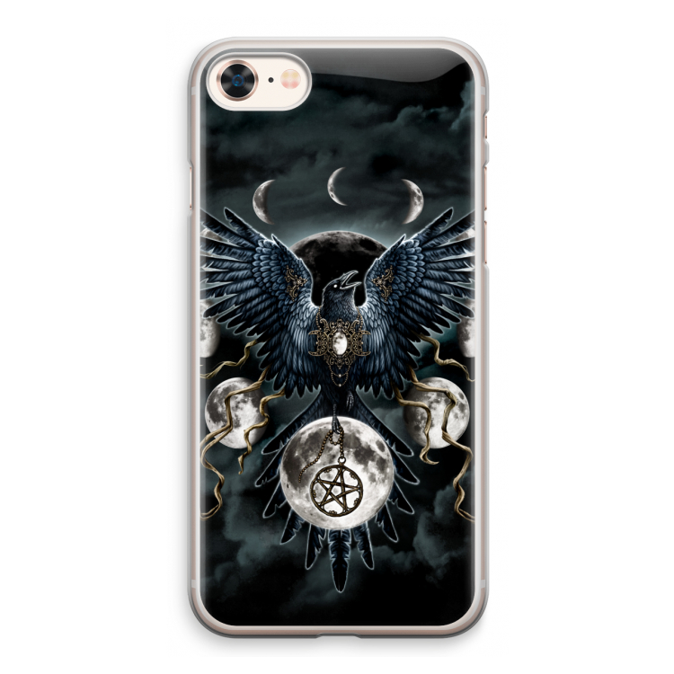 Sinister Wings: iPhone 8 Transparant Hoesje