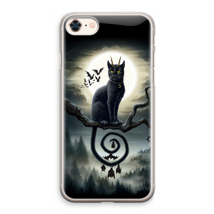 Moonlight Companions: iPhone 8 Transparant Hoesje