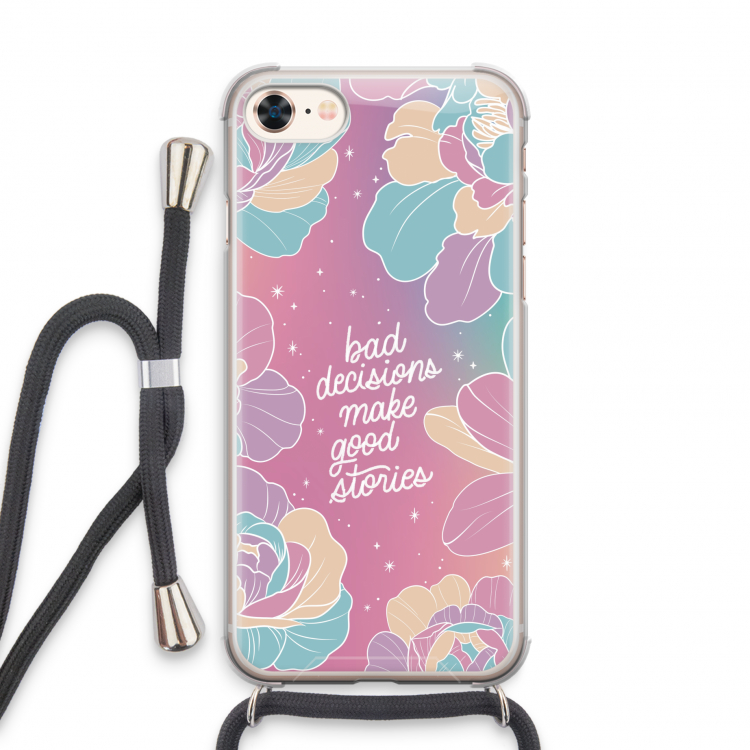 Good stories: iPhone 8 Transparant Hoesje met koord