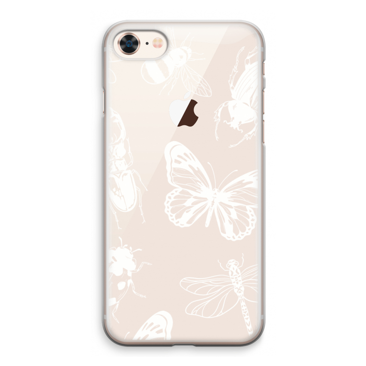 Tiny Bugs: iPhone 8 Transparant Hoesje