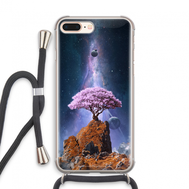Ambition: iPhone 8 Plus Transparant Hoesje met koord