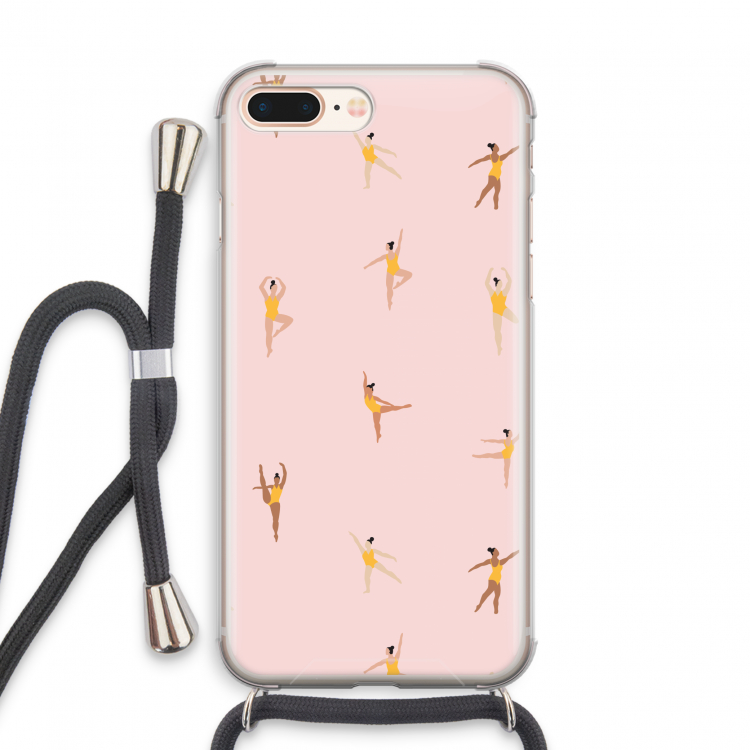 Dans #2: iPhone 8 Plus Transparant Hoesje met koord