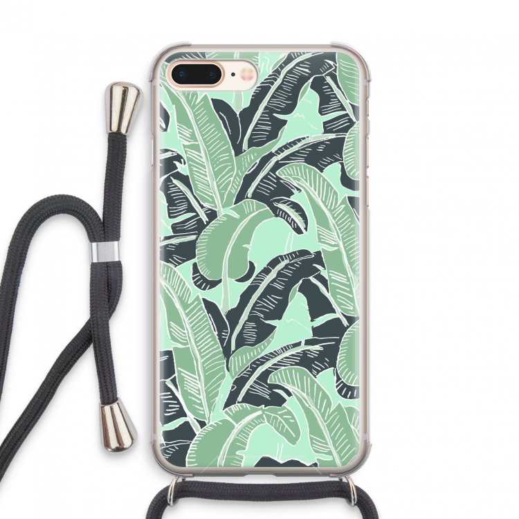 This Sh*t Is Bananas: iPhone 8 Plus Transparant Hoesje met koord