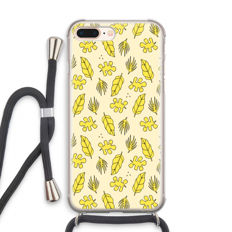 Herfst: iPhone 8 Plus Transparant Hoesje met koord