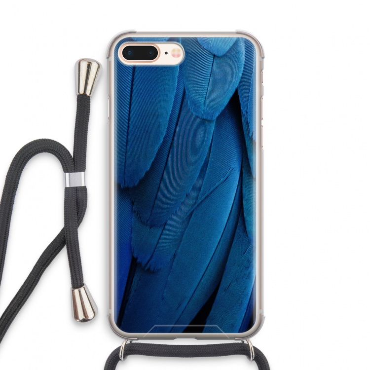 Pauw: iPhone 8 Plus Transparant Hoesje met koord