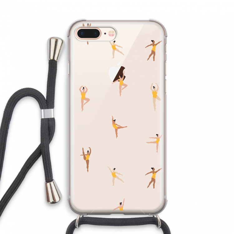 Dans #2: iPhone 8 Plus Transparant Hoesje met koord