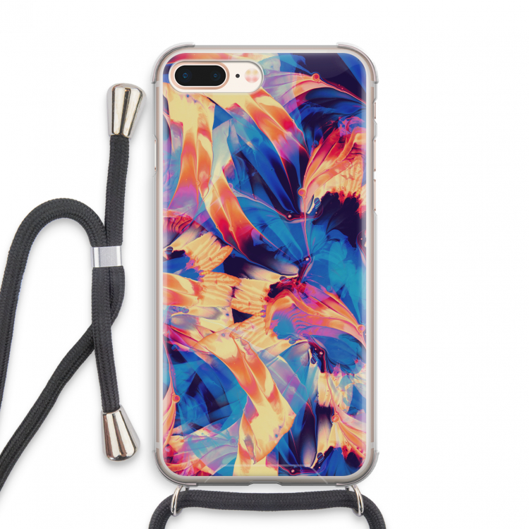 Tuesday Night: iPhone 8 Plus Transparant Hoesje met koord