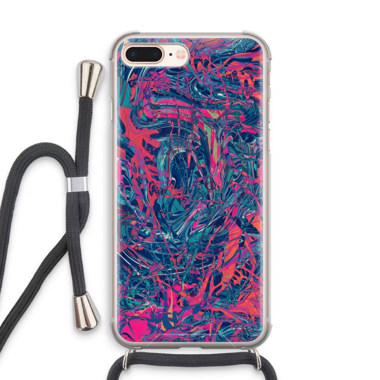 Sleeping Dreams: iPhone 8 Plus Transparant Hoesje met koord