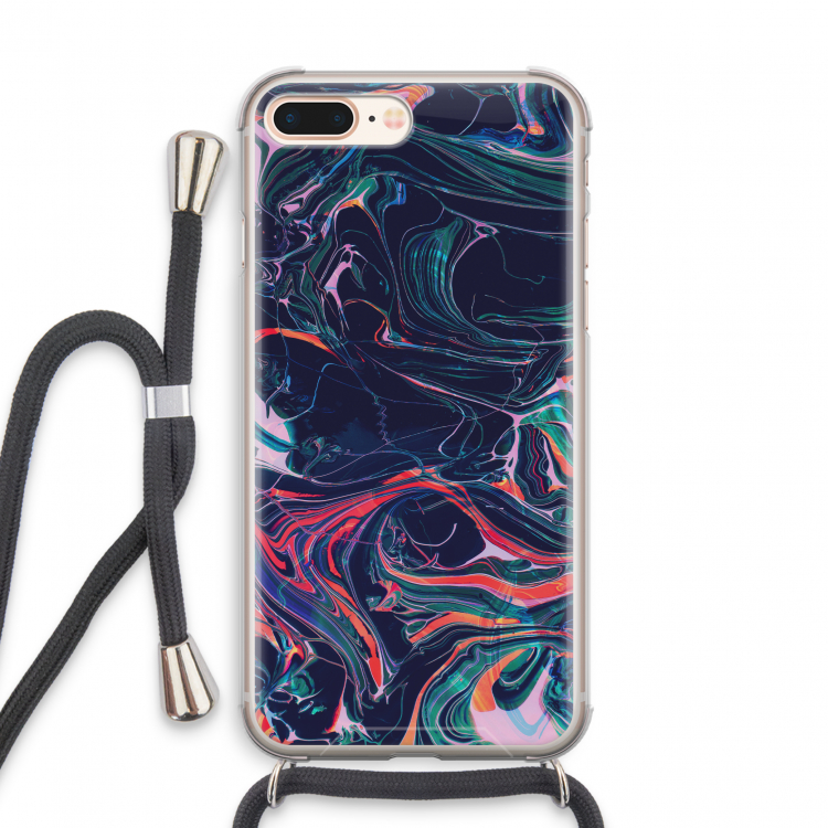 Light Years Beyond: iPhone 8 Plus Transparant Hoesje met koord