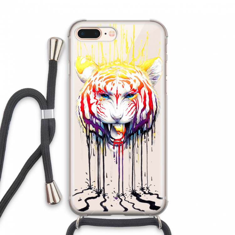 Fading: iPhone 8 Plus Transparant Hoesje met koord