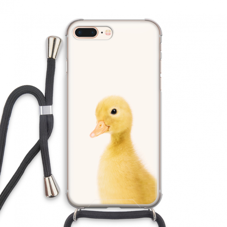 Duke: iPhone 8 Plus Transparant Hoesje met koord