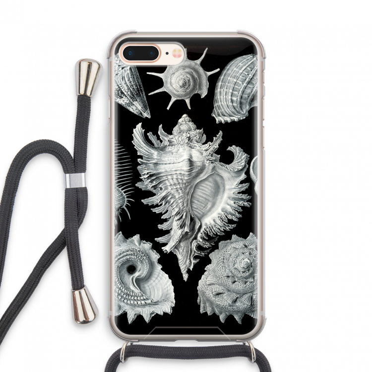 Haeckel Prosobranchia: iPhone 8 Plus Transparant Hoesje met koord