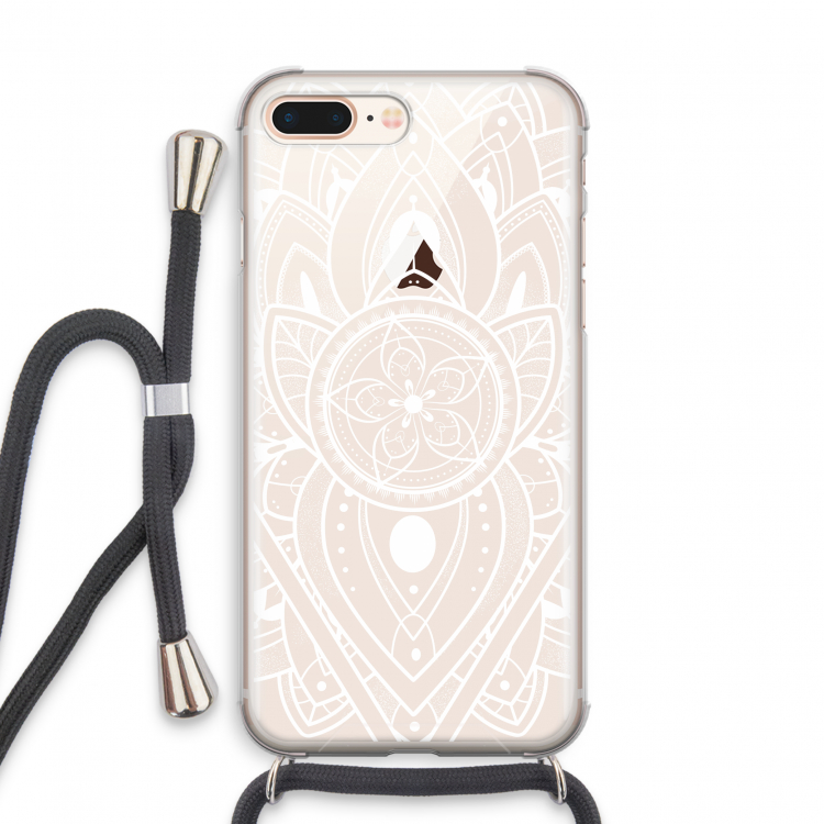 It's Complicated: iPhone 8 Plus Transparant Hoesje met koord