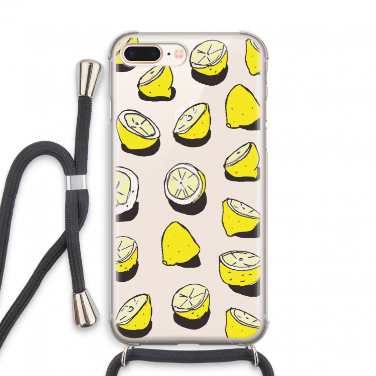 When Life Gives You Lemons...: iPhone 8 Plus Transparant Hoesje met koord