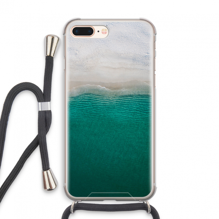 Stranded: iPhone 8 Plus Transparant Hoesje met koord