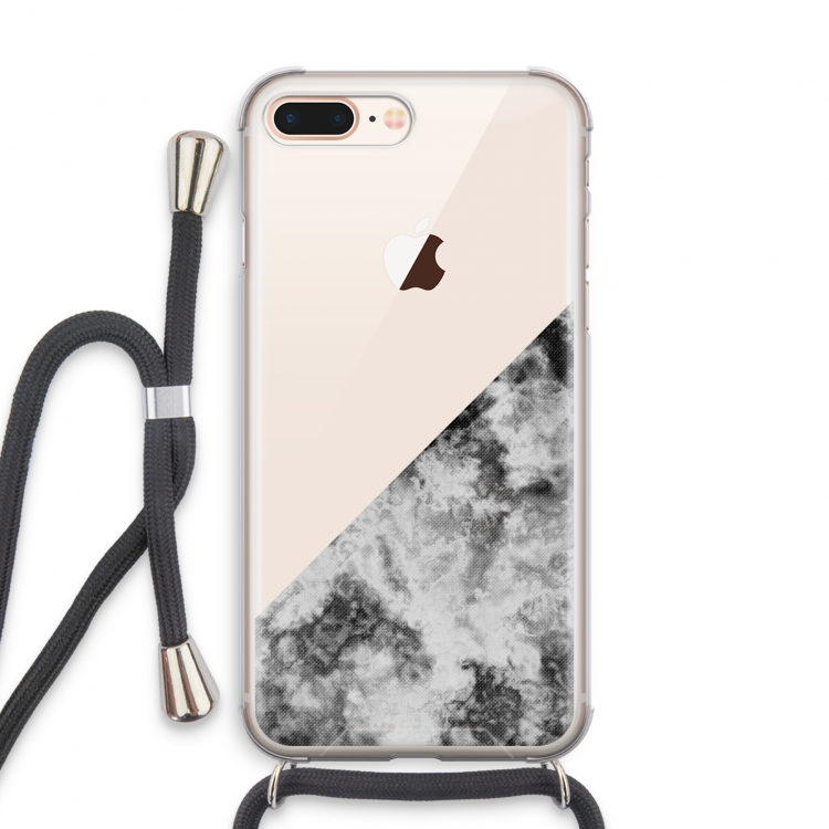 Onweer: iPhone 8 Plus Transparant Hoesje met koord