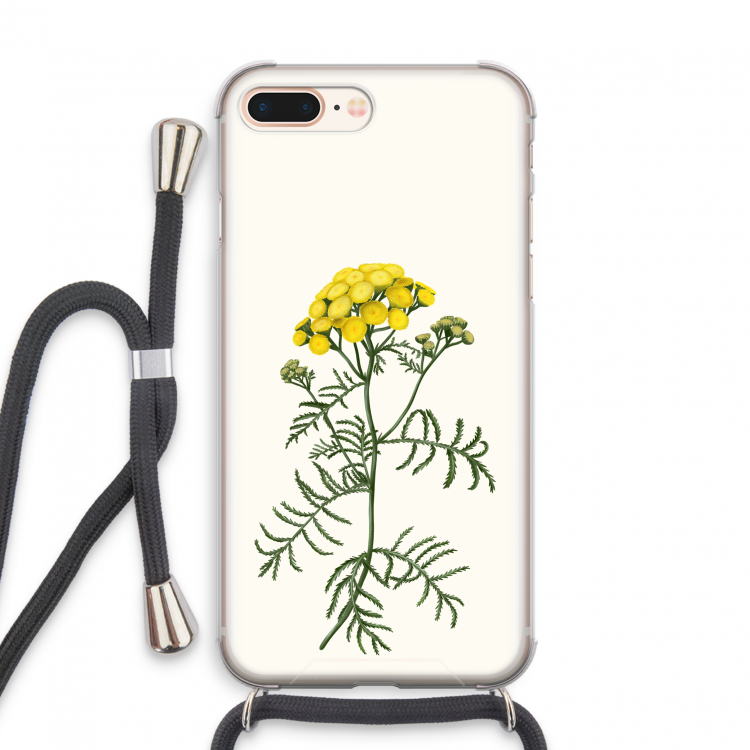 Tansy: iPhone 8 Plus Transparant Hoesje met koord
