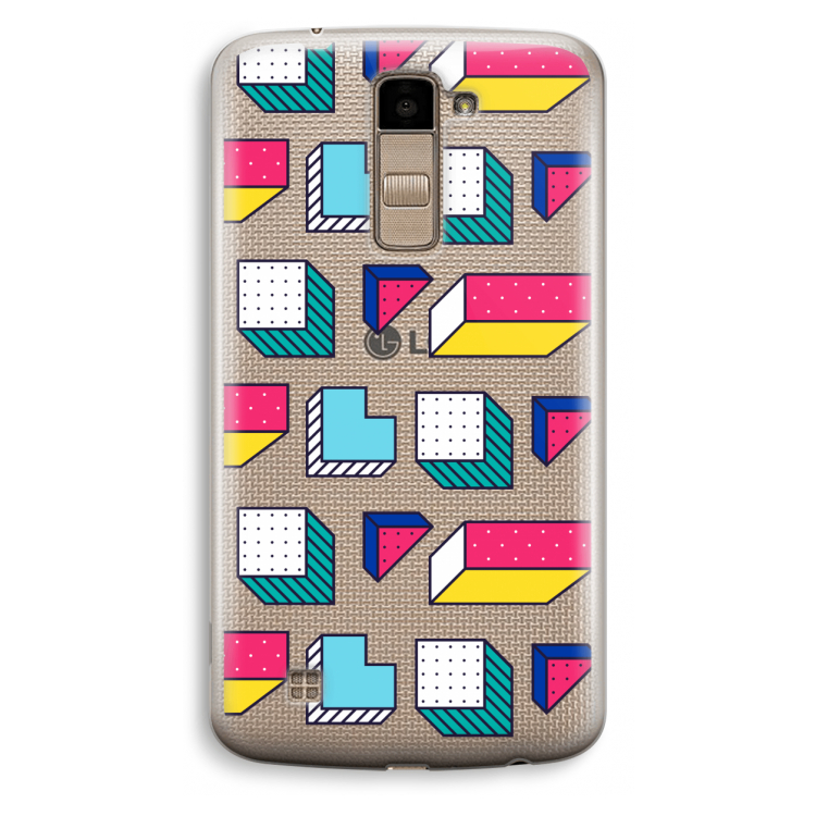 8-bit N°7: LG K10 (2016) Transparant Hoesje