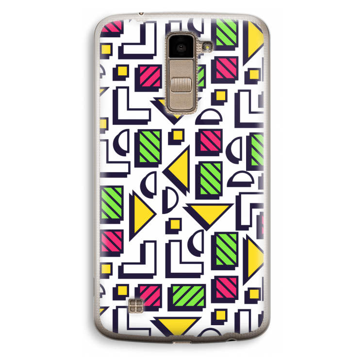8-bit N°4: LG K10 (2016) Transparant Hoesje