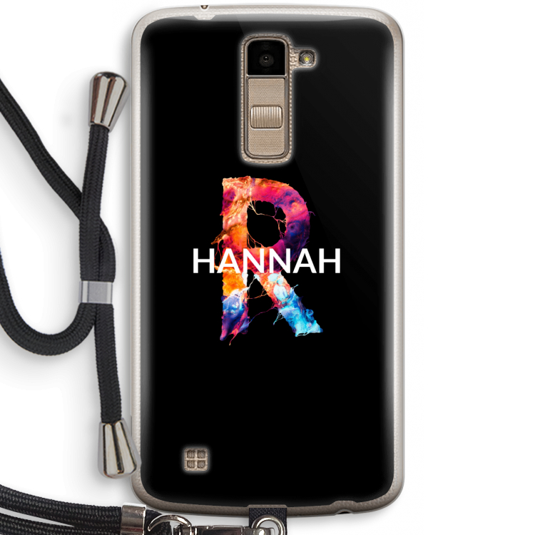 Abstract Spectrum: LG K10 (2016) Transparant Hoesje met koord