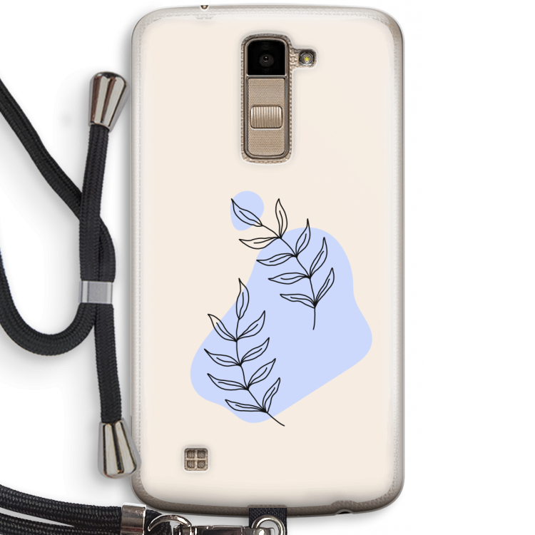 Leaf me if you can: LG K10 (2016) Transparant Hoesje met koord