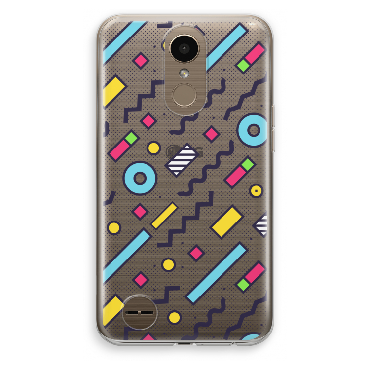 8-bit N°8: LG K10 (2017) Transparant Hoesje