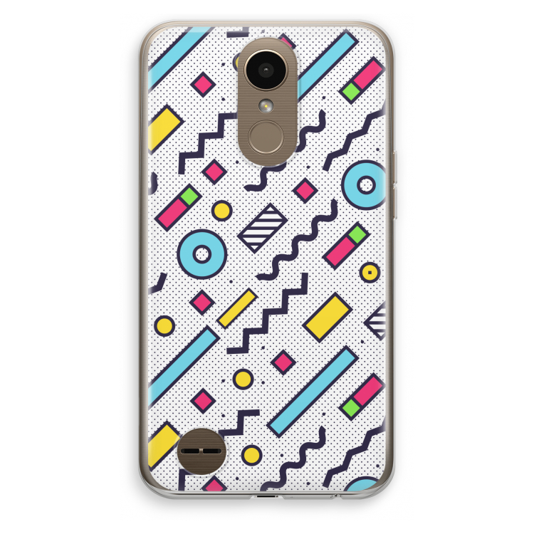 8-bit N°8: LG K10 (2017) Transparant Hoesje
