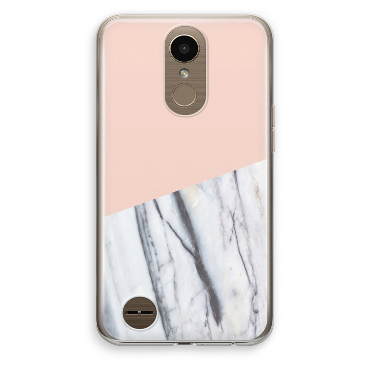 A touch of peach: LG K10 (2017) Transparant Hoesje