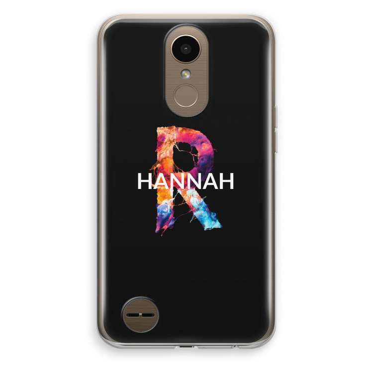 Abstract Spectrum: LG K10 (2017) Transparant Hoesje