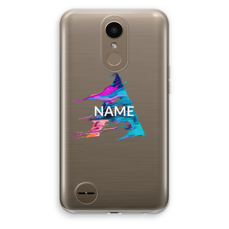 Abstract Spectrum: LG K10 (2017) Transparant Hoesje