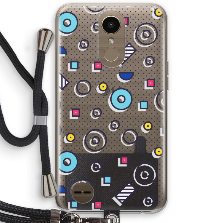 8-bit N°9: LG K10 (2017) Transparant Hoesje met koord
