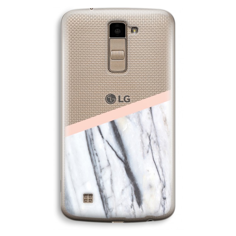 A touch of peach: LG K10 (2016) Transparant Hoesje